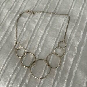 Silver toned necklace